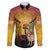 Australia And New Zealand ANZAC Family Matching Off The Shoulder Long Sleeve Dress and Hawaiian Shirt Aussie Kangaroo With Aotearoa Kiwi Lest We Forget