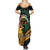 Personalised Vanuatu Independence Day Summer Maxi Dress July 30 Vanuatuan Pig Tusk