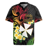 Wallis and Futuna Victory Day Rugby Jersey Liberty Equality Fraternity Polynesian Plumeria