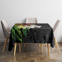 Wallis and Futuna Victory Day Tablecloth Liberty Equality Fraternity Polynesian Plumeria