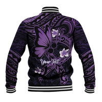 Personalised Fibromyalgia Awareness Month Baseball Jacket Fibro Warrior Strength In Every Struggle