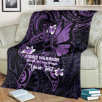 Personalised Fibromyalgia Awareness Month Blanket Fibro Warrior Strength In Every Struggle