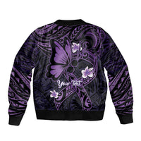 Personalised Fibromyalgia Awareness Month Bomber Jacket Fibro Warrior Strength In Every Struggle