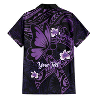 Personalised Fibromyalgia Awareness Month Family Matching Tank Maxi Dress and Hawaiian Shirt Fibro Warrior Strength In Every Struggle