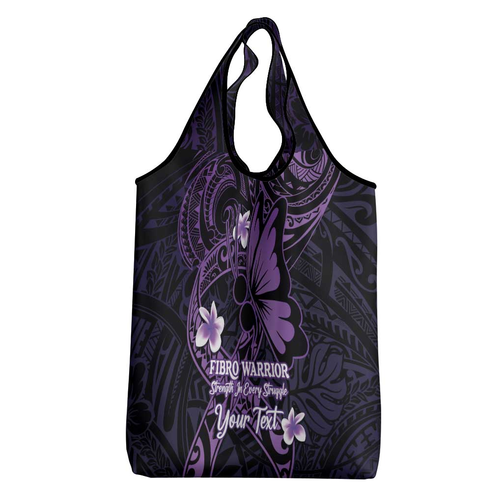 Personalised Fibromyalgia Awareness Month Grocery Bag Fibro Warrior Strength In Every Struggle