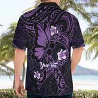 Personalised Fibromyalgia Awareness Month Hawaiian Shirt Fibro Warrior Strength In Every Struggle