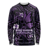 Personalised Fibromyalgia Awareness Month Long Sleeve Shirt Fibro Warrior Strength In Every Struggle