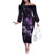 Personalised Fibromyalgia Awareness Month Off The Shoulder Long Sleeve Dress Fibro Warrior Strength In Every Struggle