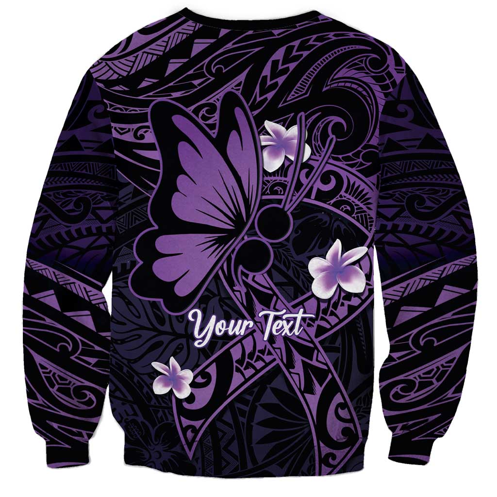 Personalised Fibromyalgia Awareness Month Sweatshirt Fibro Warrior Strength In Every Struggle