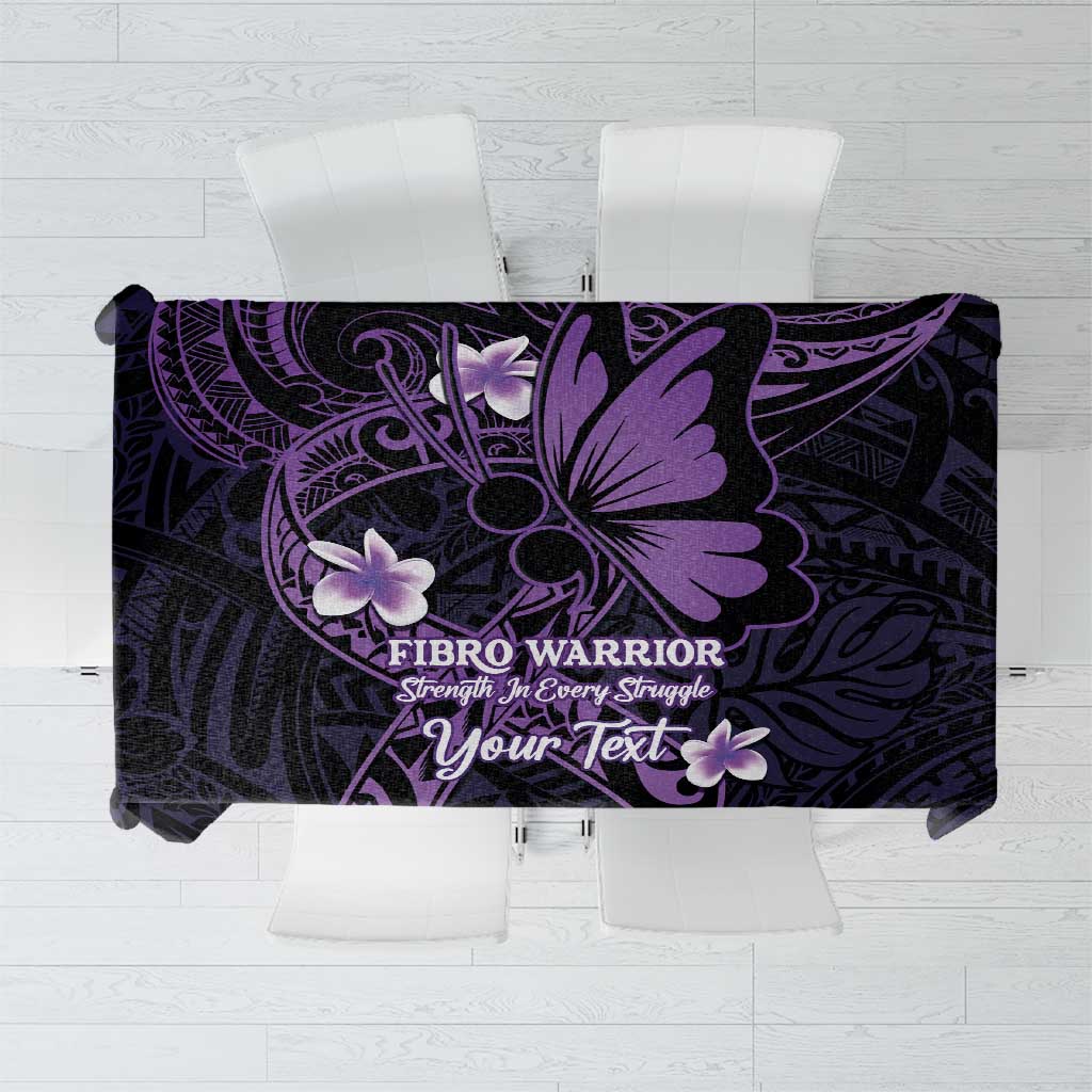 Personalised Fibromyalgia Awareness Month Tablecloth Fibro Warrior Strength In Every Struggle