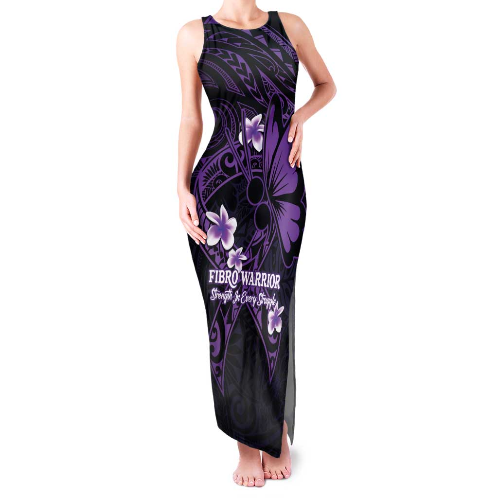 Personalised Fibromyalgia Awareness Month Tank Maxi Dress Fibro Warrior Strength In Every Struggle