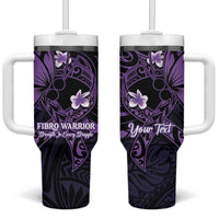 Personalised Fibromyalgia Awareness Month Tumbler With Handle Fibro Warrior Strength In Every Struggle