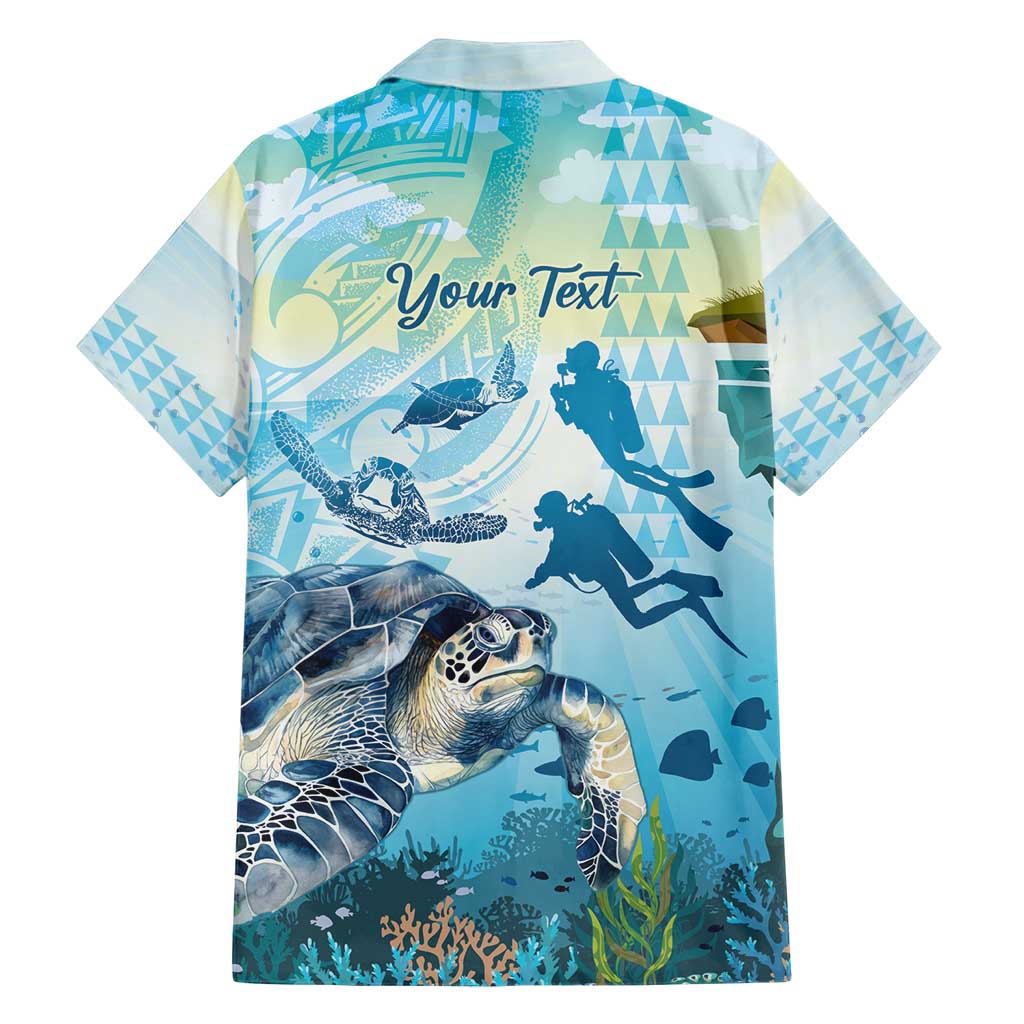 Personalized Snorkeling Hawaii Hawaiian Shirt Ocean Lover Hawaiian Kakau Honu Turtle