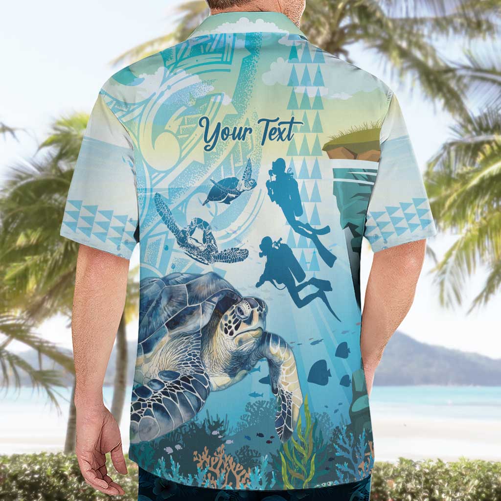 Personalized Snorkeling Hawaii Hawaiian Shirt Ocean Lover Hawaiian Kakau Honu Turtle