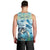 Personalized Snorkeling Hawaii Men Tank Top Ocean Lover Hawaiian Kakau Honu Turtle