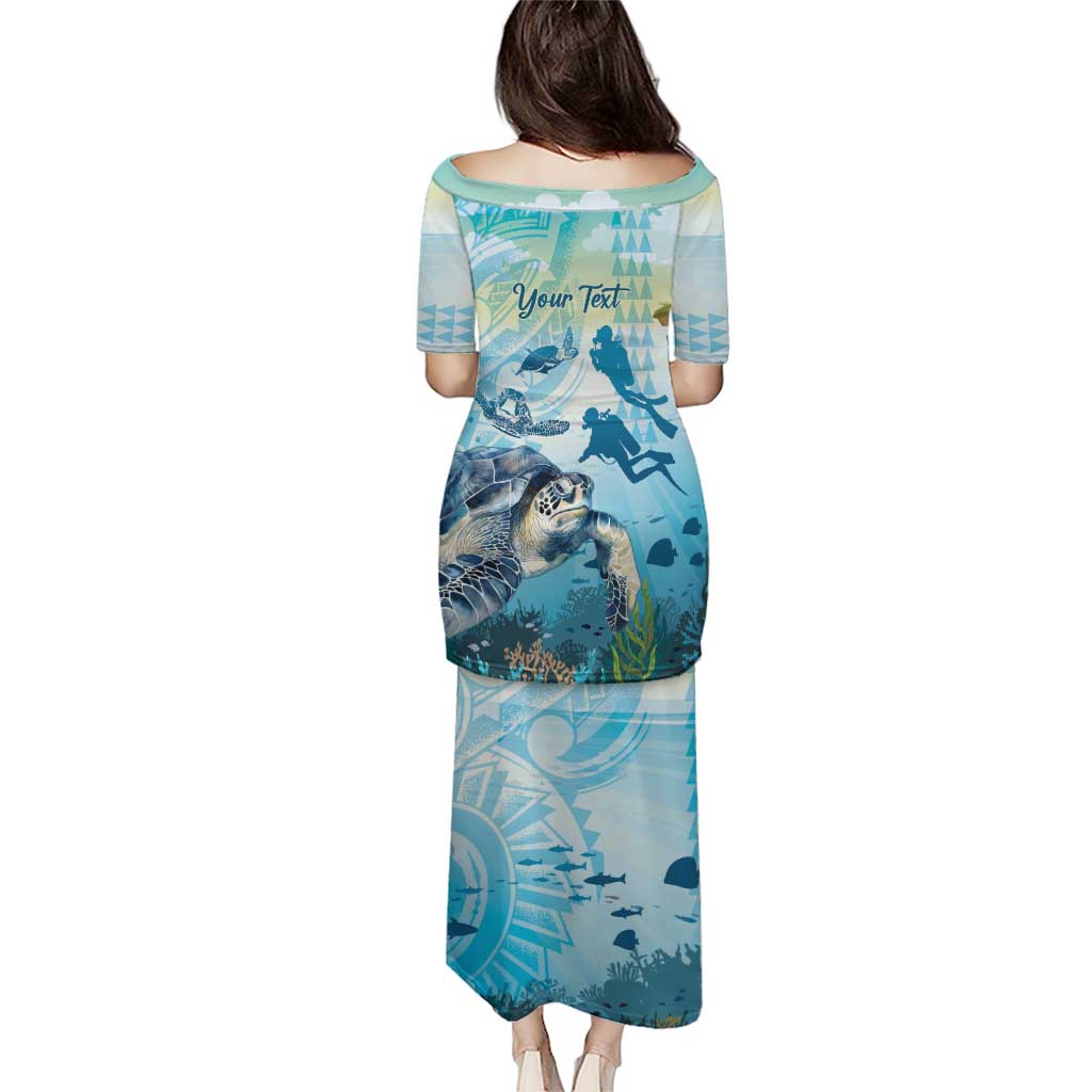 Personalized Snorkeling Hawaii Puletasi Ocean Lover Hawaiian Kakau Honu Turtle