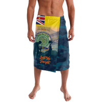 Niue ANZAC Day Lavalava We Will Remember Them Camouflage Style