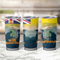 Niue ANZAC Day Tumbler Cup We Will Remember Them Camouflage Style