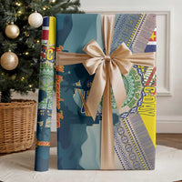 Niue ANZAC Day Wrapping Paper We Will Remember Them Camouflage Style - Polynesian Pride