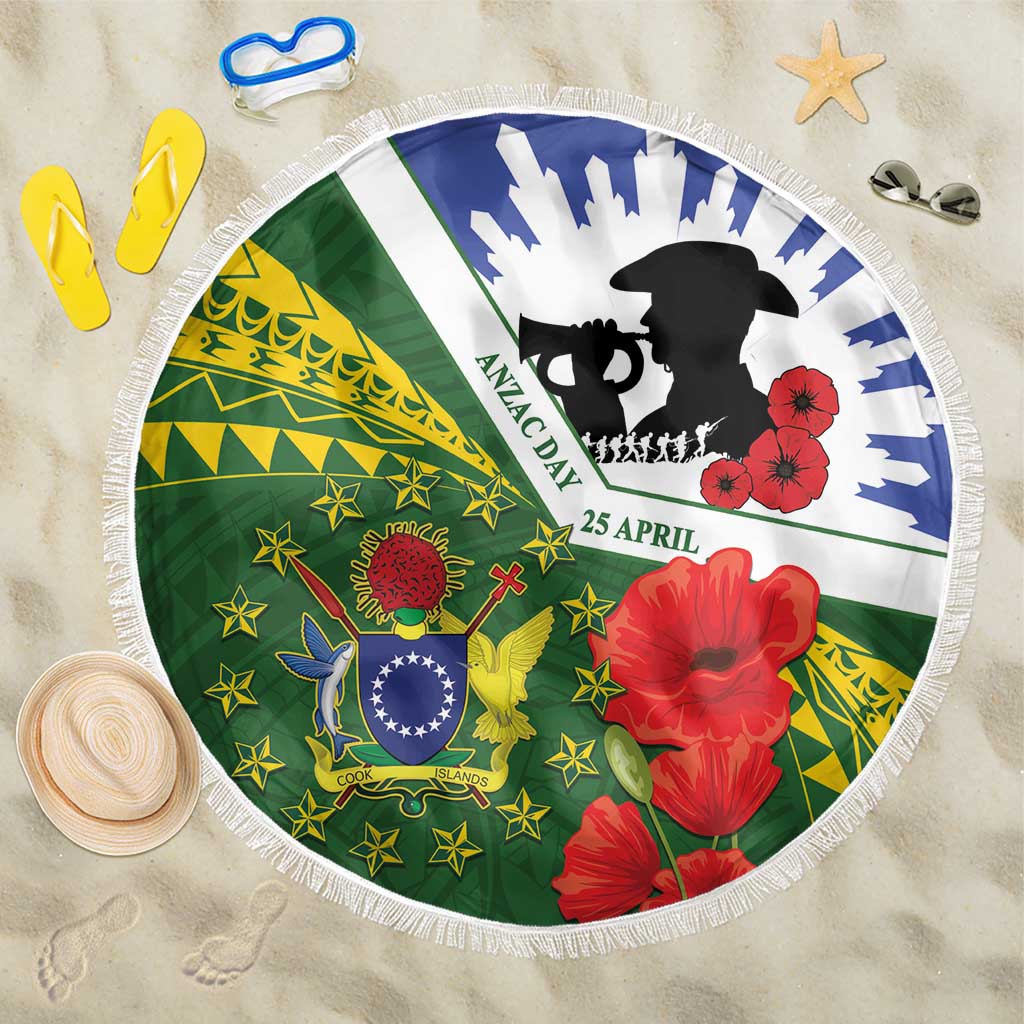 Cook Islands ANZAC Day Beach Blanket Last Post Lest We Forget