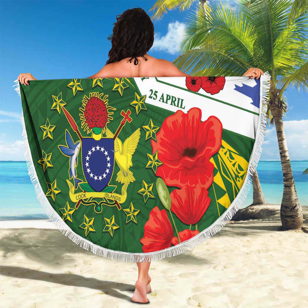 Cook Islands ANZAC Day Beach Blanket Last Post Lest We Forget