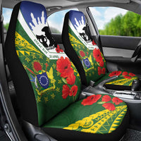 Cook Islands ANZAC Day Car Seat Cover Last Post Lest We Forget