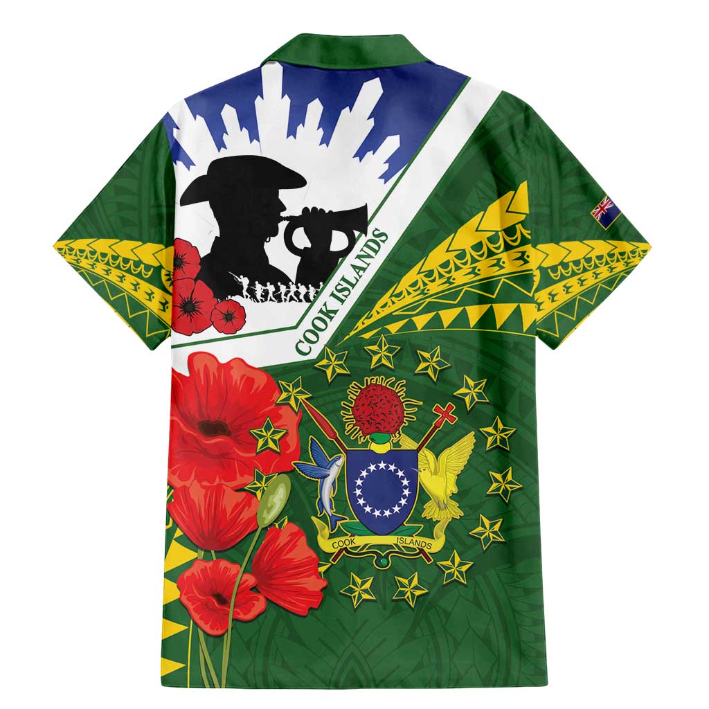 Cook Islands ANZAC Day Family Matching Mermaid Dress and Hawaiian Shirt Last Post Lest We Forget LT14 - Polynesian Pride