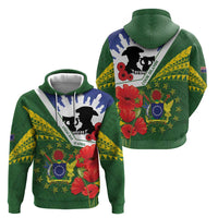 Cook Islands ANZAC Day Hoodie Last Post Lest We Forget