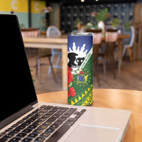 Cook Islands ANZAC Day Skinny Tumbler Last Post Lest We Forget
