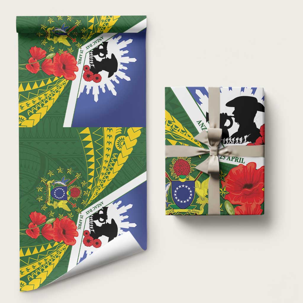 Cook Islands ANZAC Day Wrapping Paper Last Post Lest We Forget - Polynesian Pride