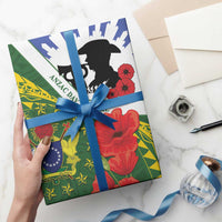 Cook Islands ANZAC Day Wrapping Paper Last Post Lest We Forget - Polynesian Pride