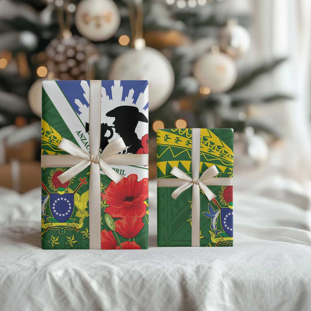 Cook Islands ANZAC Day Wrapping Paper Last Post Lest We Forget - Polynesian Pride