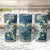Cyan Polynesia Hammerhead Shark Tattoo With Plumeria Lei Tumbler Cup
