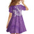 Purple Polynesia Hammerhead Shark Tattoo With Plumeria Lei Family Matching Tank Maxi Dress and Hawaiian Shirt