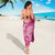 Pink Polynesia Hammerhead Shark Tattoo With Plumeria Lei Sarong