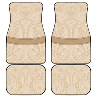 Mauri Ribaberiki Kiribati Car Mats Cowrie Shells Lei Palm Leaf Weaving