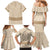 Mauri Ribaberiki Kiribati Family Matching Mermaid Dress and Hawaiian Shirt Cowrie Shells Lei Palm Leaf Weaving