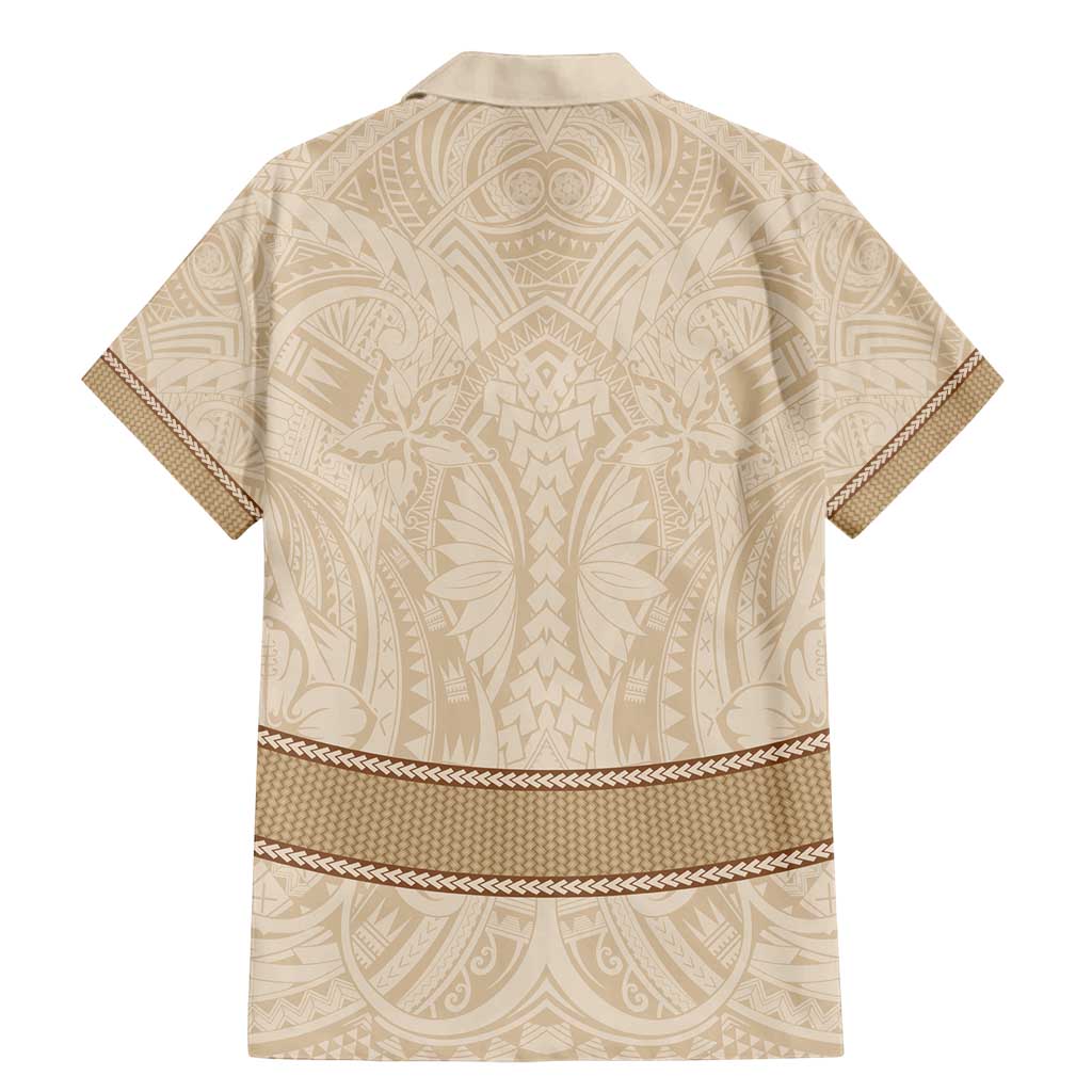 Mauri Ribaberiki Kiribati Family Matching Mermaid Dress and Hawaiian Shirt Cowrie Shells Lei Palm Leaf Weaving