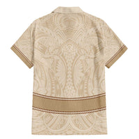 Mauri Ribaberiki Kiribati Family Matching Mermaid Dress and Hawaiian Shirt Cowrie Shells Lei Palm Leaf Weaving