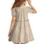 Mauri Ribaberiki Kiribati Family Matching Off Shoulder Maxi Dress and Hawaiian Shirt Cowrie Shells Lei Palm Leaf Weaving