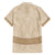 Mauri Ribaberiki Kiribati Family Matching Short Sleeve Bodycon Dress and Hawaiian Shirt Cowrie Shells Lei Palm Leaf Weaving
