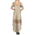 Mauri Ribaberiki Kiribati Family Matching Summer Maxi Dress and Hawaiian Shirt Cowrie Shells Lei Palm Leaf Weaving