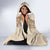 Mauri Ribaberiki Kiribati Hooded Blanket Cowrie Shells Lei Palm Leaf Weaving