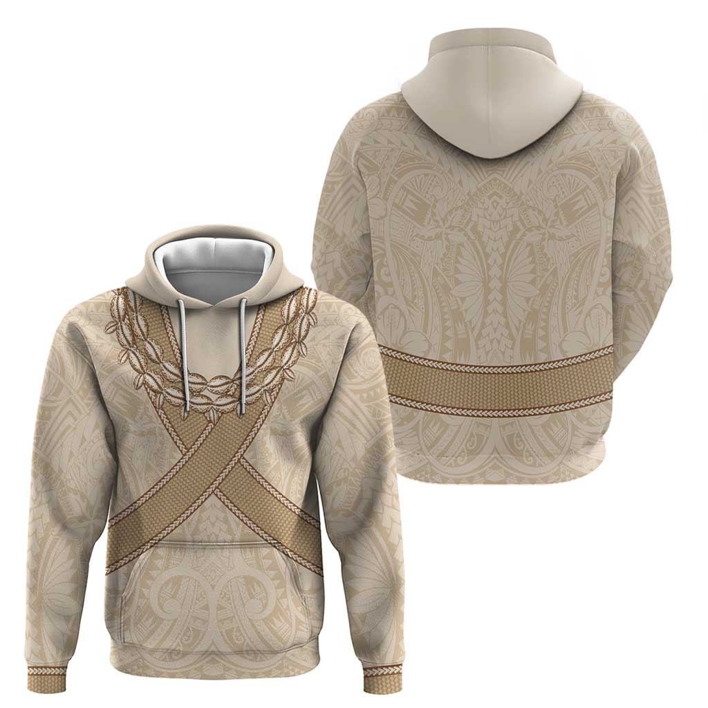 Mauri Ribaberiki Kiribati Hoodie Cowrie Shells Lei Palm Leaf Weaving