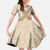 Mauri Ribaberiki Kiribati Kid Short Sleeve Dress Cowrie Shells Lei Palm Leaf Weaving