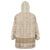 Mauri Ribaberiki Kiribati Wearable Blanket Hoodie Cowrie Shells Lei Palm Leaf Weaving