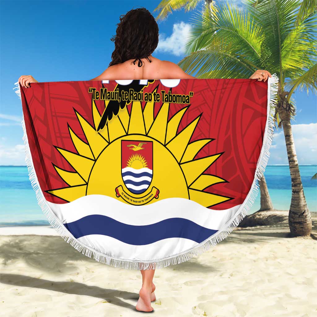 Mauri Kiribati Independence Day Beach Blanket 1979 Proud National Frigatebird