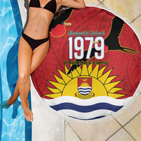 Mauri Kiribati Independence Day Beach Blanket 1979 Proud National Frigatebird