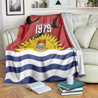 Mauri Kiribati Independence Day Blanket 1979 Proud National Frigatebird