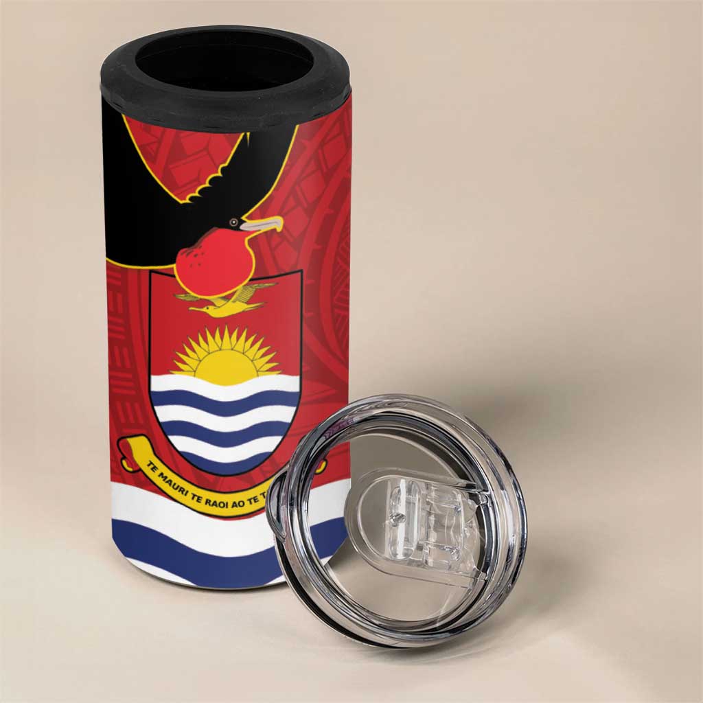 Mauri Kiribati Independence Day 4 in 1 Can Cooler Tumbler 1979 Proud National Frigatebird